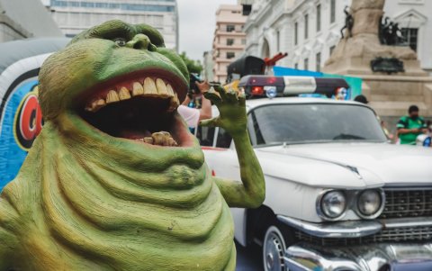 El Ecot 1 permaneció en la Plaza de la Administración el pasado 22 de noviembre.