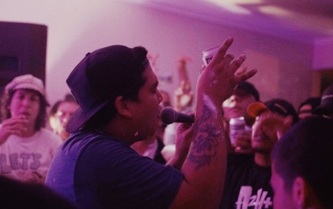 El Cholo durante el concierto en la celebración de su cumpleaños, La Vuelta al Sol.