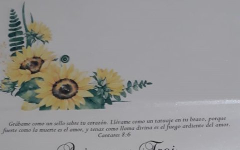 Invitación al matrimonio.