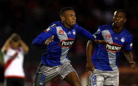 Con Emelec llegó para suceder a Miler y lo hizo con méritos de sobra. Anotó en las dos finales del 2017 y fue campeón.