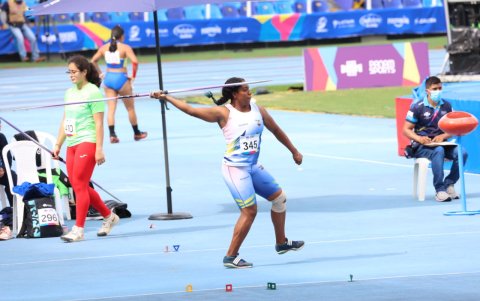 La machaleña vio ayer retribuido su trabajo desde los Juegos Panamericanos Absolutos de 2019, donde fue pero no pudo brillar. Ahora en Colombia lo hizo.