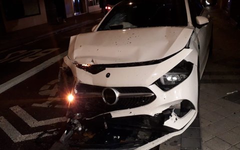 Gonzalo Plata chocó su auto con un taxi. El jugador no superó el test de alcoholemia.