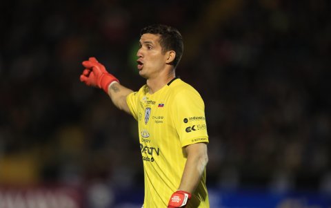 Jorge Pinos, exarquero de Independiente del Valle, que logró una Copa Sudamericana.