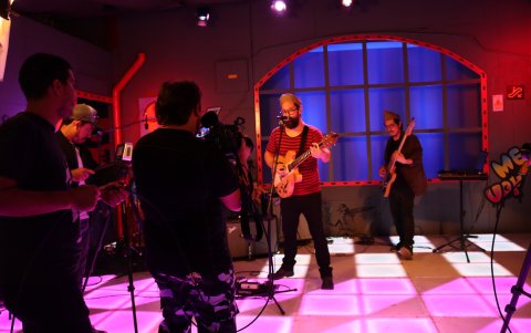 Ricardo Pita en escena.