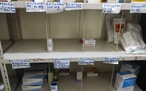En toda la zona rural se denuncia falta de medicamentos.