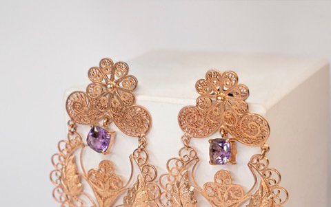 Joyas de filigrana.