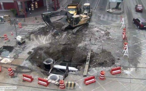 Según el comunicado, se prevé repotenciar el sistema de aguas lluvias.