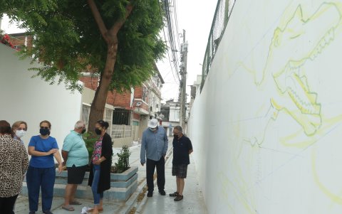 Comunidad. Hay moradores muestran su descontento por la llegada de murales.