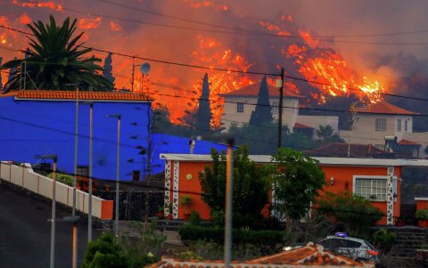 El volcán Cumbre Vieja, de la isla española La Palma, dejó un reguero de destrucción.