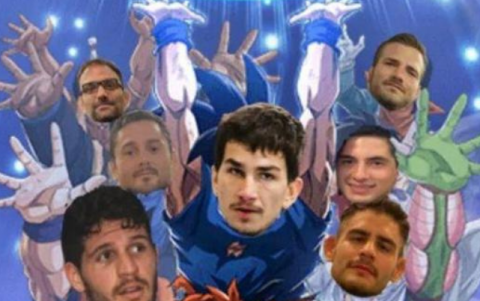 Los memes también fueron parte de los mensajes de apoyo y cariño que le enviaron sus alumnos.