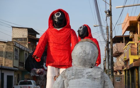 Soldados de El Juego del Calamar.