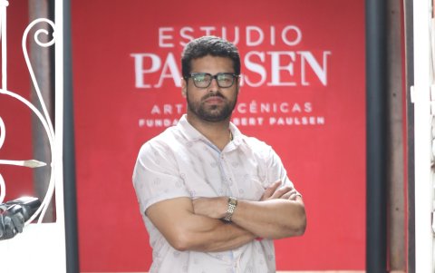 Marlon Pantaleón, uno de los mayores impulsores del teatro en Guayaquil.