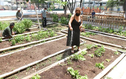 Acción. El parque polideportivo será el escenario de las actividades.