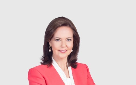 María Isabel de Lebed empezó como reportera en el noticiario Televistazo.