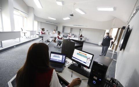 Presencialidad. Las clases híbridas han sido una alternativa en este proceso.