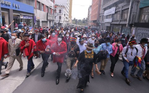 En 2019, la Conaie estuvo al frente de las movilizaciones durante el Gobierno de Lenín Moreno en contra de la eliminación del subsidio a las gasolinas. .