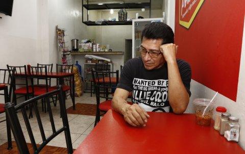 Comerciantes preocupados por la situación