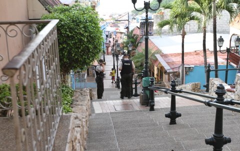 Al sitio llegaron hoy apenas unos pocos visitantes.