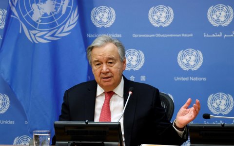 El secretario general de la ONU, António Guterres.