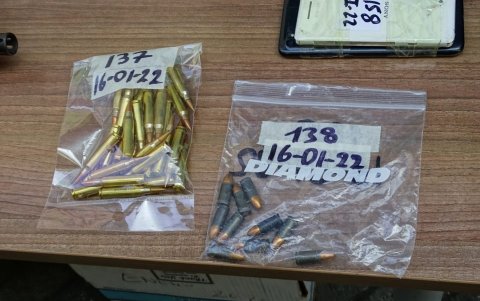 En las incautaciones también aparecen municiones para armamento de guerra.