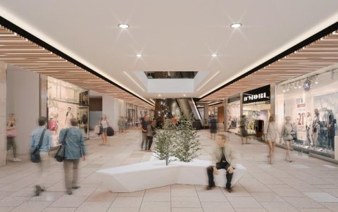 El centro comercial tendrá tres pisos. Nuevas marcas arribarán.