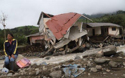 Recinto el Palmar en el cantón Pujilí, en la provincia de Cotopaxi, pide ayuda a las autoridades para reponerse de los daños.