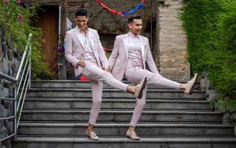 Quito. Daniel y Edgar se casaron a finales del 2021 en el Registro Civil.