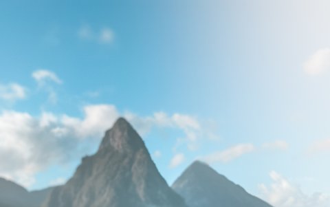 Jaz y Stevie en Santa Lucía, Caribe.