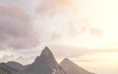 Jaz y Stevie en Santa Lucía, Caribe.