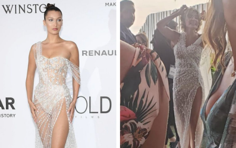 Bella Hadid y Cynthia Viteri.