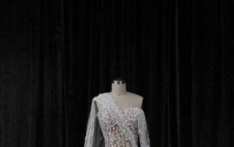 Vestido en el atelier.