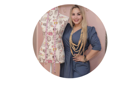 María del Mar Proaño, diseñadora de modas (Guayaquil)