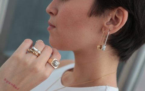 Joyas hechas con oro y plata sólida.