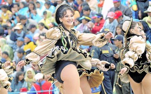 Bailarinas le pusieron color al carnaval