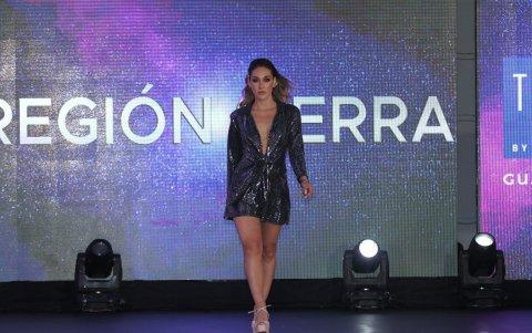 María Clara desfilando en el CNB. Ganó 30 puntos.