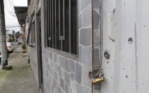 La Policía realizó investigaciones en el sector.