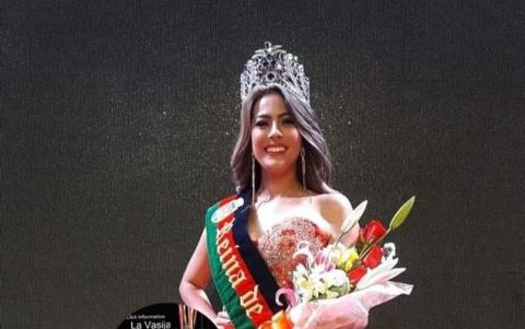 Leslie quería representar a su ciudad en el Miss Ecuador.
