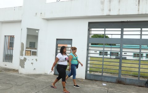 La repotenciación del colegio técnico industrial José Peralta quedó inconclusa hace siete años.