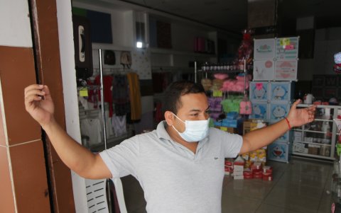 Los comerciantes se encontraban muy molestos