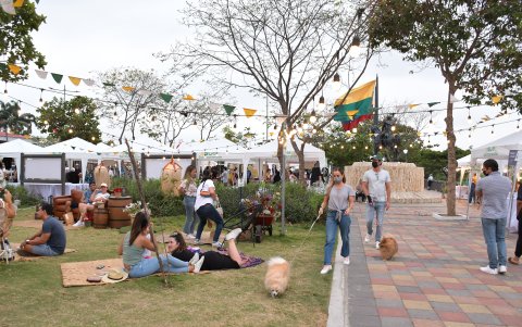 Escenario. Las tardes de picnic son las favoritas en la zona.