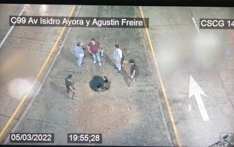 Alerta. La anomalía fue reportada por el sistema Ojos de Águila.