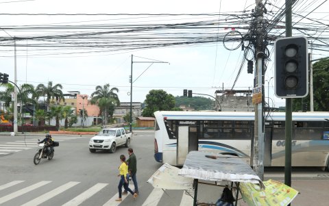 El riesgo es evidente para los transeúntes