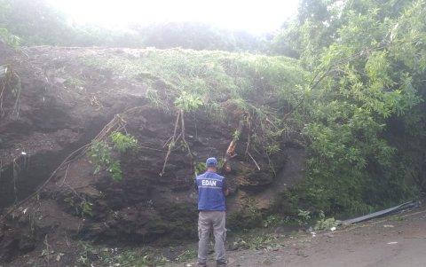 Personal de EDAN realizó la revisión de lo ocurrido