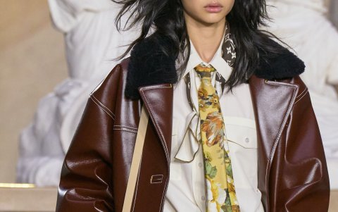 Corbata con estampado.