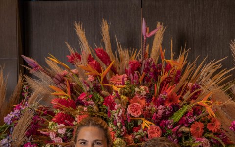 La decoradora Carolina Vignolo organizó el Masterclass junto a David.