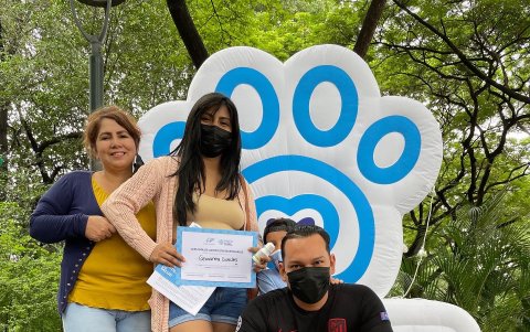 Acción. La jornada fue organizada por la dirección de Bienestar Animal.