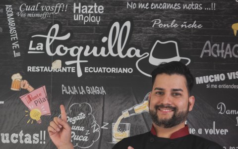 Carlos Drouet instaló un restaurante con un toque juvenil y dinámico.