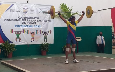 Cerca de 170 halteristas de 20 provincias del país participaron en el torneo disputado en Portoviejo.