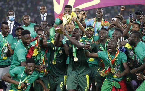 Senegal, actual campeón de la Copa Africana de Naciones.