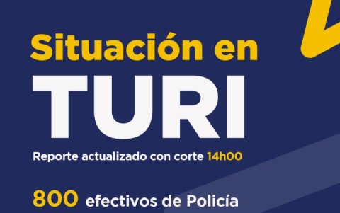 Equipos desplegados para atender los hechos violentos dados en la cárcel de Turi.